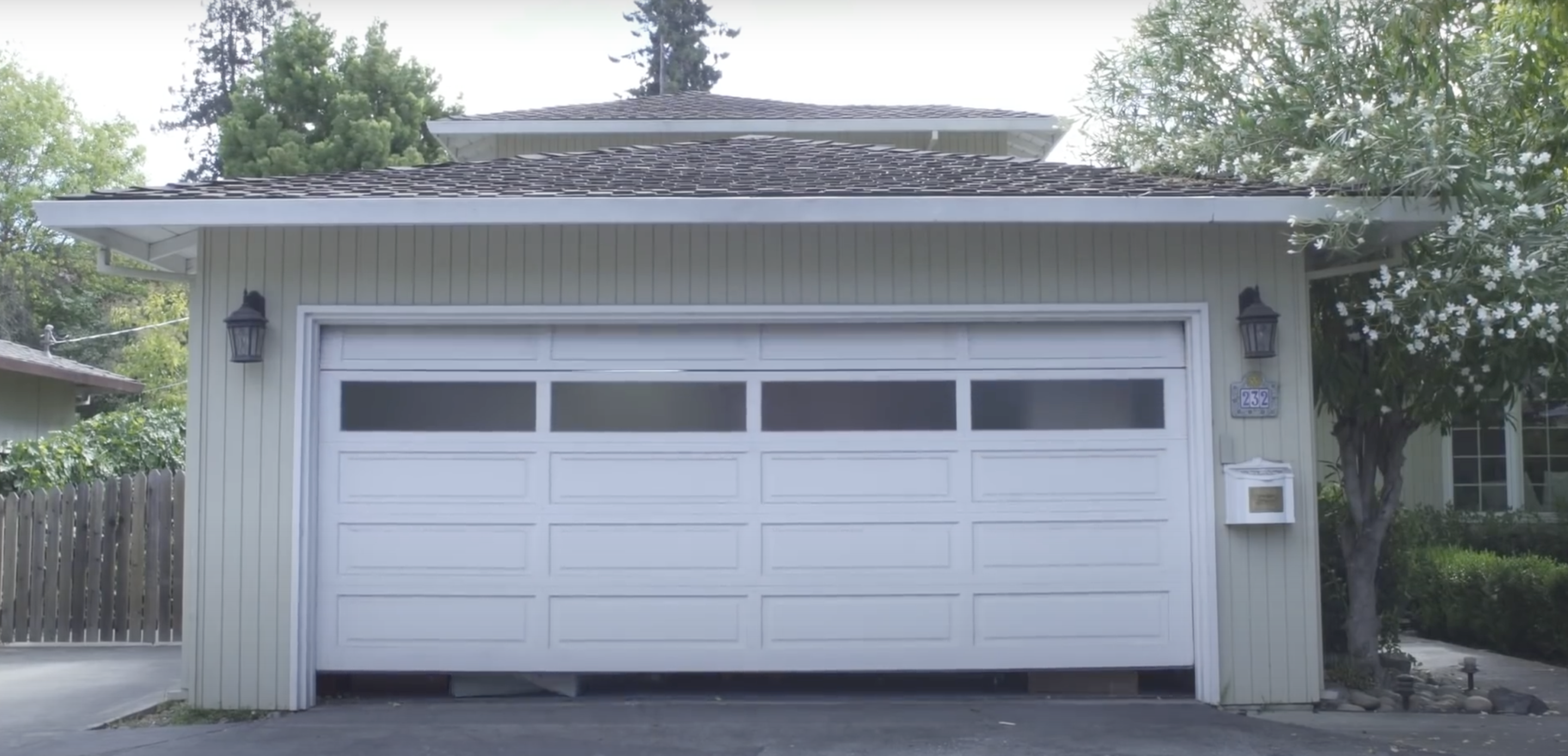 Susan Wojcicki's old garage that she rented out to Google founders Larry Page and Sergey Brin in 1998.